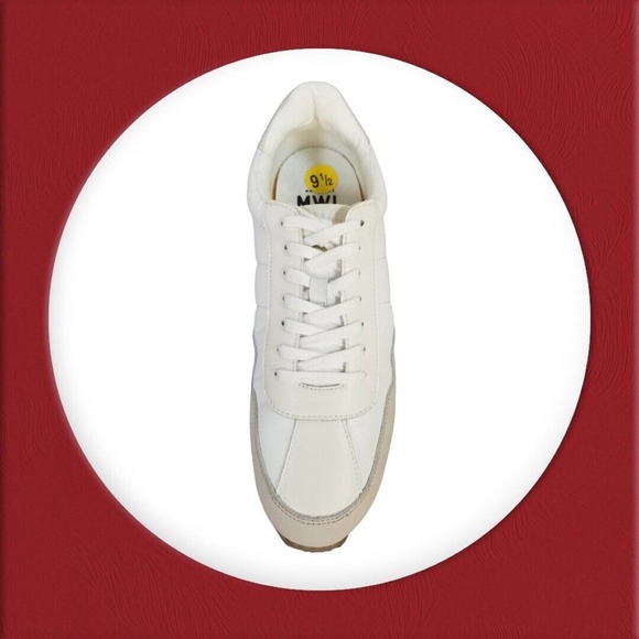 League Sneakers in Washed Nubuck Size 9.5 M beige Madewell men’s - Picture 11 of 16